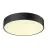 SLV Medo Pro 40 Wand en Plafondlamp Aluminium Zwart Rond 19W 2500lm - 930-940 CCT | IP50 - Beste Kleurweergave - Dimbaar 